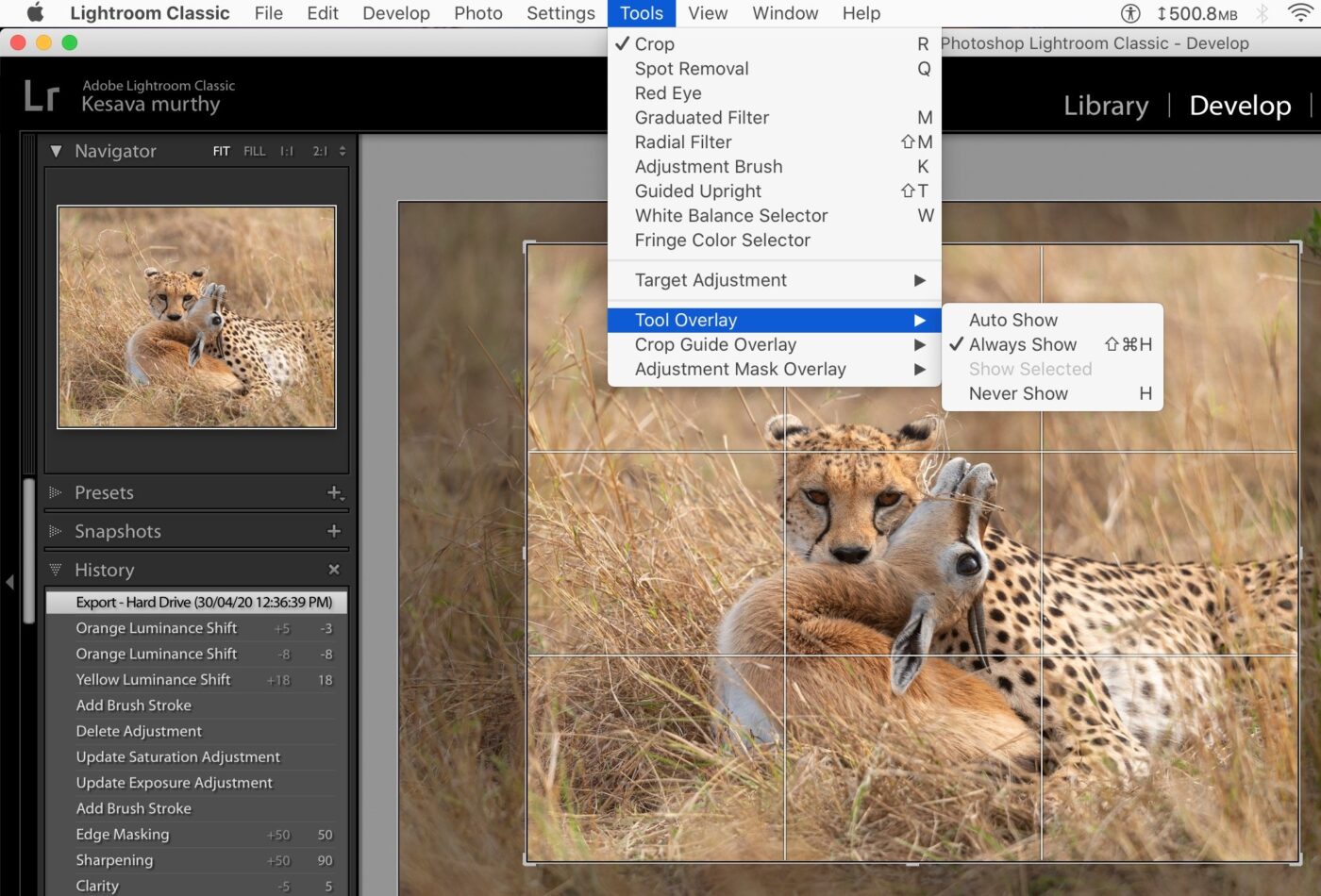 Overlay tool